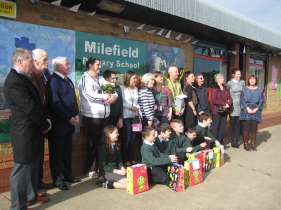 milefield school unveiling